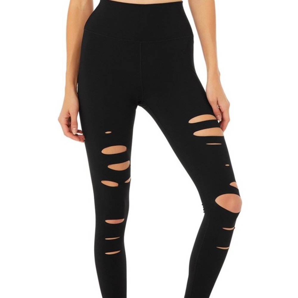 Alo High Waist Ripped Warrior Legging